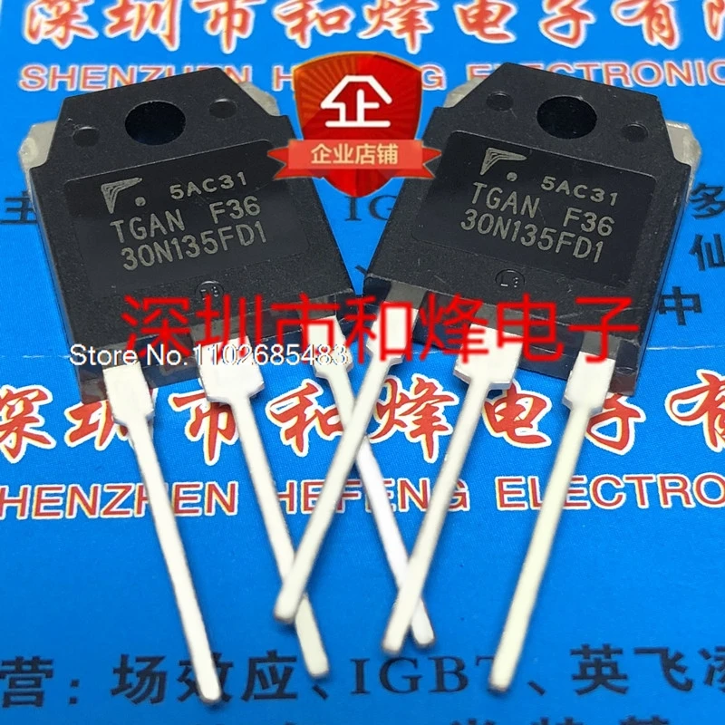 

(5PCS/LOT) TGAN30N135FD1 TO-3P 1350V 30A