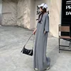 Plus Size Floral Print Short Sleeve T-Shirt Dress Casual Ageless Lazy Style over Knee Length Maxi Dress for Women in plus Size