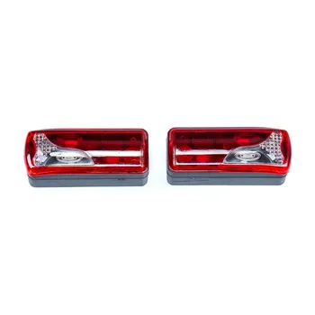 Parti di Plastica LED Lampada Posteriore Borsette Fanale posteriore Alloggiamento di Ricambio per Il Giocattolo 1/14 FAI DA TE TAMIYAYA RC Trattore Camion Modello Dumper Idraulico Auto