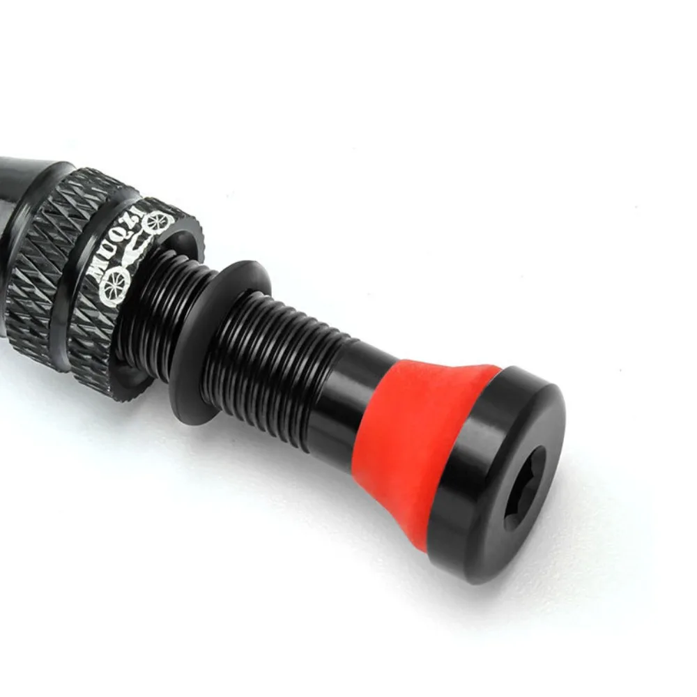 1 Set 40 mm/60 mm Fahrrad-Schrader-Ventil mit Schraubenschlüssel, schlauchloses Reifenventil, schlauchlose Reifenventile, Messingkern, Aluminiumlegierung – Detail 8
