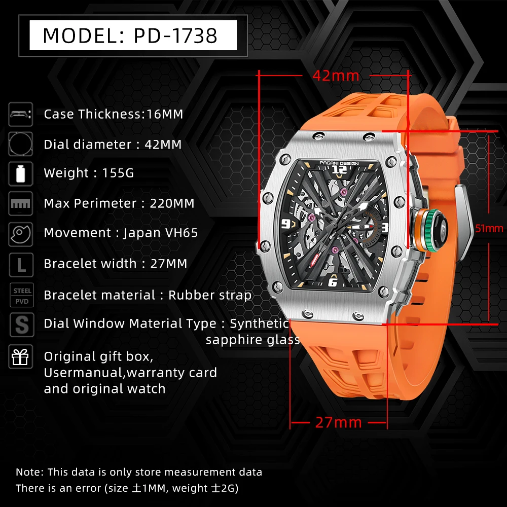 Pagani Design 2026 New Mens Quartz Watch Fashion Hot Sale Personalized Style Sapphire Glass Japanese Vh65 Movement 50m Water, Alina Gadgets