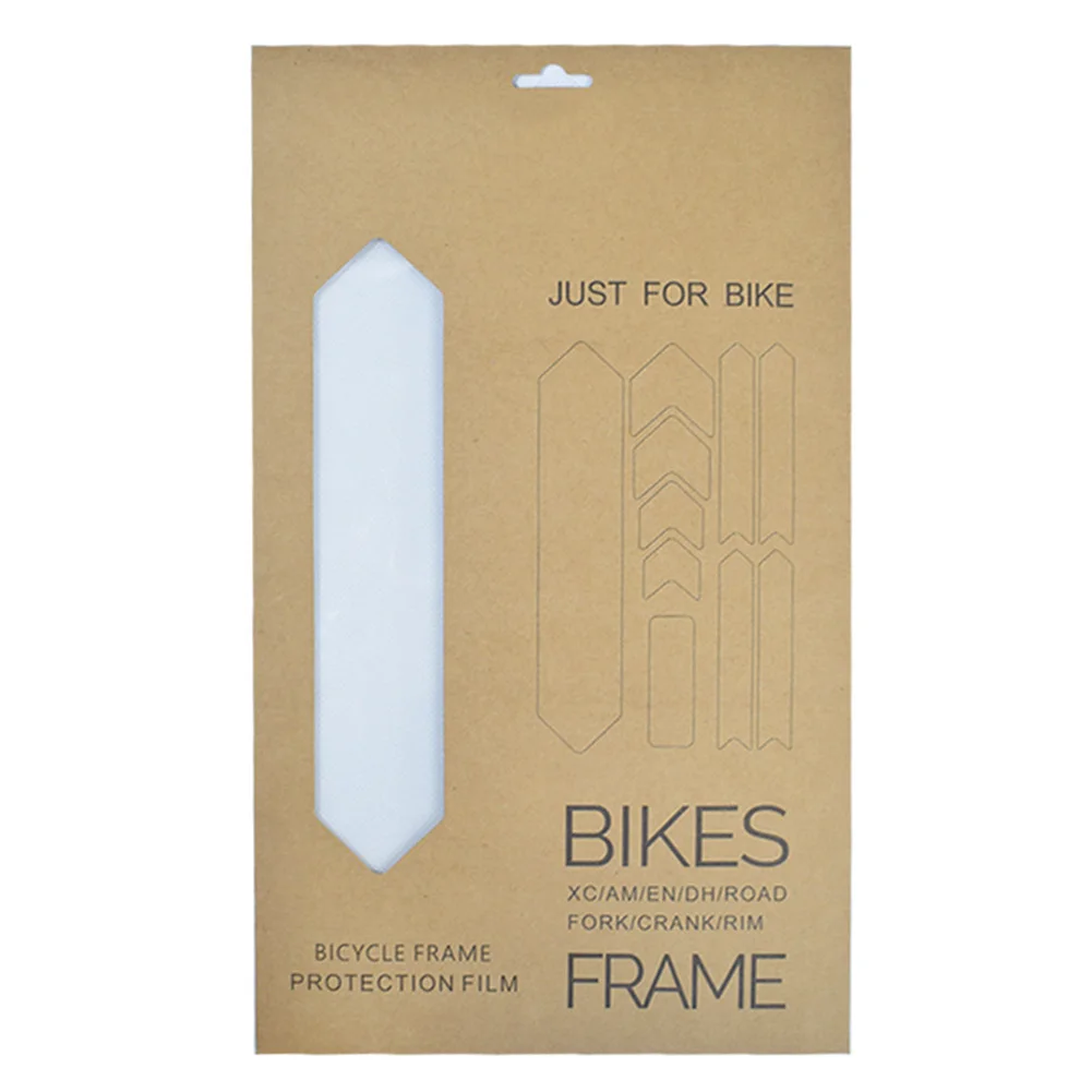 MTB Road Bike Frame Protection Film Anti-scratch Sticker Transparent Decal Protector 3D Structure Waterproof Bicycle Frame Cover