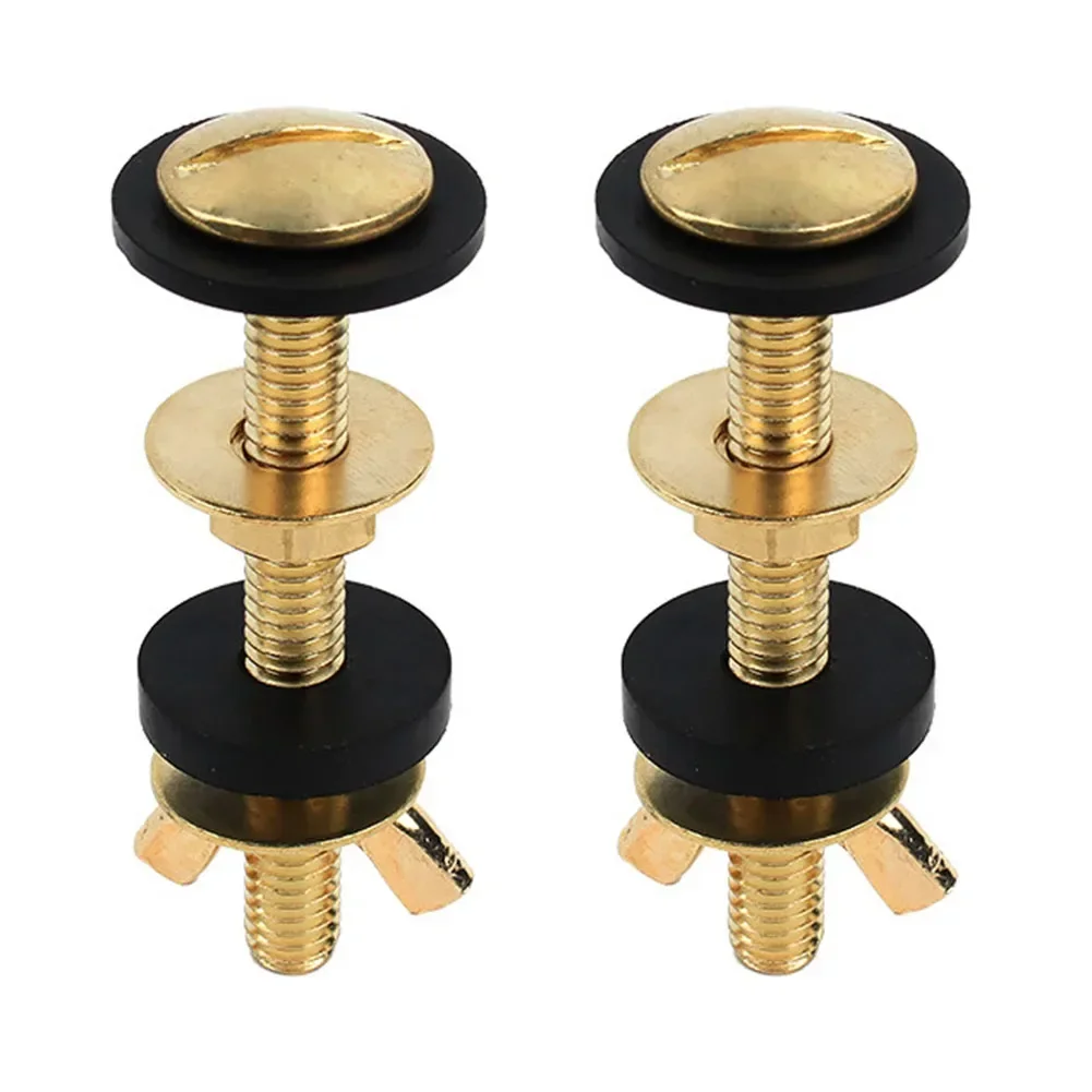 Toilet Screws Bolt Kit Easy Installation Heavy Duty Bolt Toilet Tank Bolts Tank To Bowl Kit