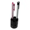 Soccer Pen Holder Creative Gun Cylinder Shaped Multifunctional Metal Storage Box Portable Pencil Stand Painting Brush Pen Hole 4