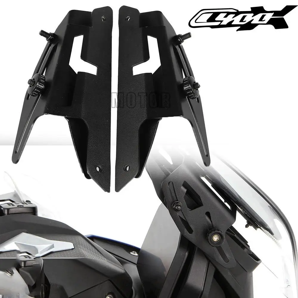 

2022 For BMW C400X C 400 X C400 X scooter Motor windscreen bracket adjustable windscreen windshield stand 2018 2019 2020 2021