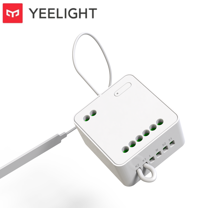 Yeelight Smart Dual Control Module 220V Bidirectional Wireless Relay Controller For Smart Home is suitable For Mi Home APP