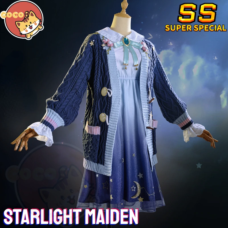 

Starlight Maiden Cosplay Costume Game Identity V Helena Adams Cos Starlight Maiden Costume The Minds Eye Cosplay + Wig CoCos-SS