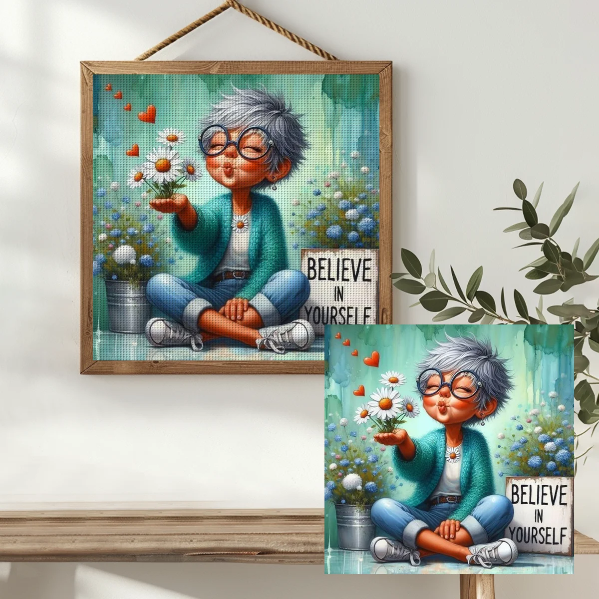 Old Woman Cross Stitch Kit 3