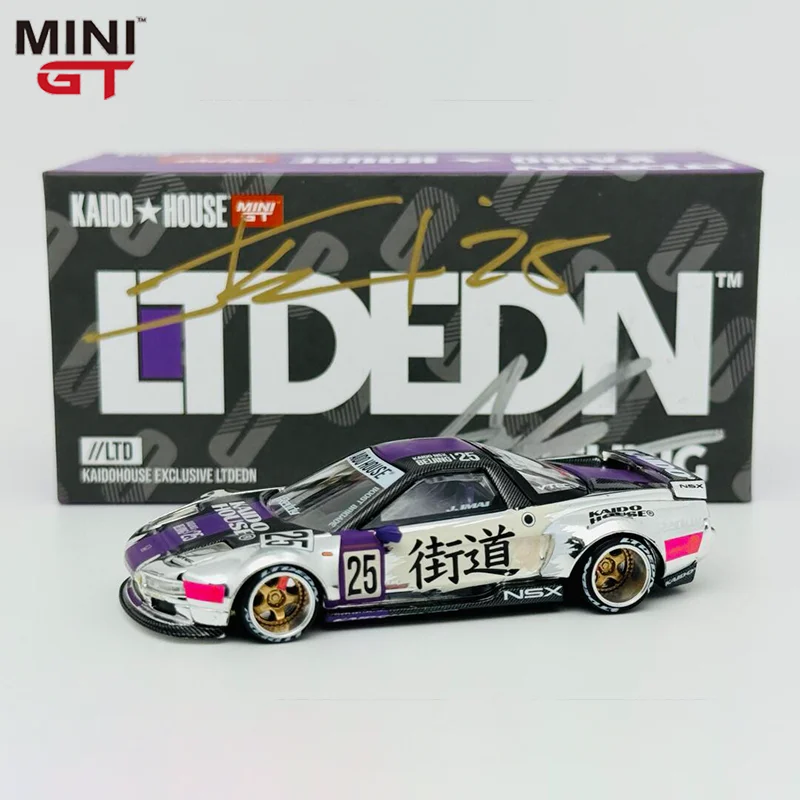 New Mini Gt Kaido House 1:64 Honda Nsx No.25 Hec Version Open-Lid