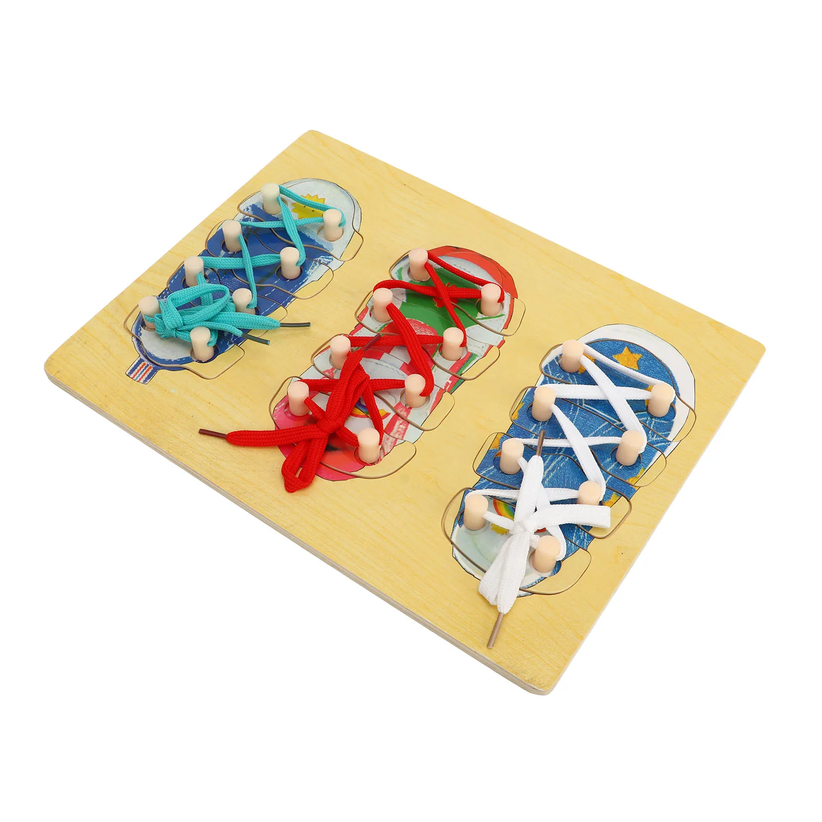 Рисунок 3 - Деревянные шнурки для обуви Монтессори