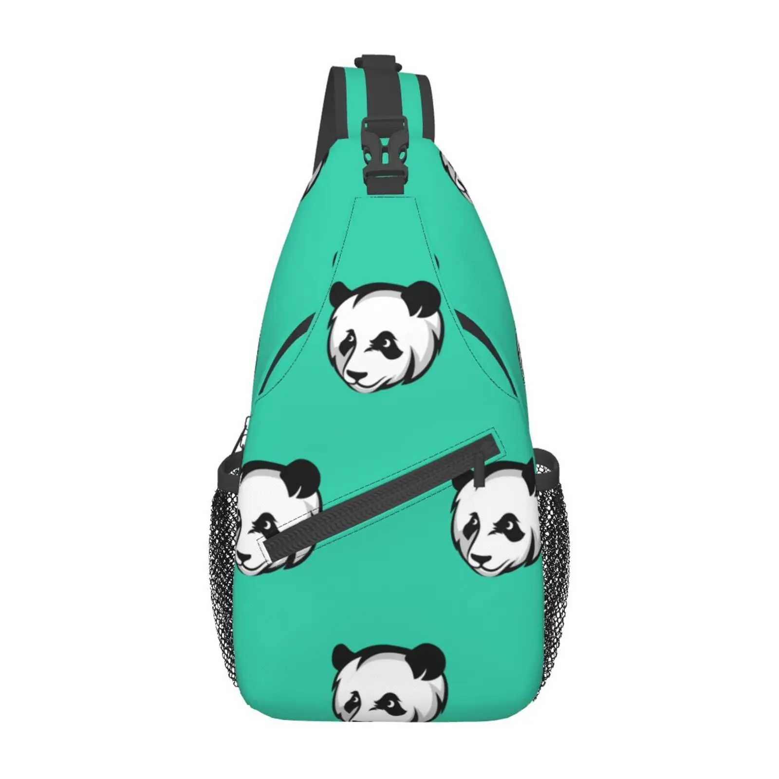 

Panda Print Sling Backpack Cross Chest Bag Small Hiking Daypack Pattern Travel Outdoor Sports Bag Backpack Men Women