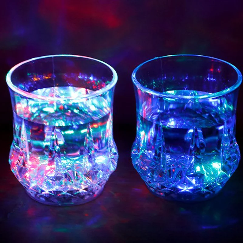 Led Automatic Flashing Cup Sensor Light Up Mug Wine Beer Whisky Shot Drink For Glow Christmas