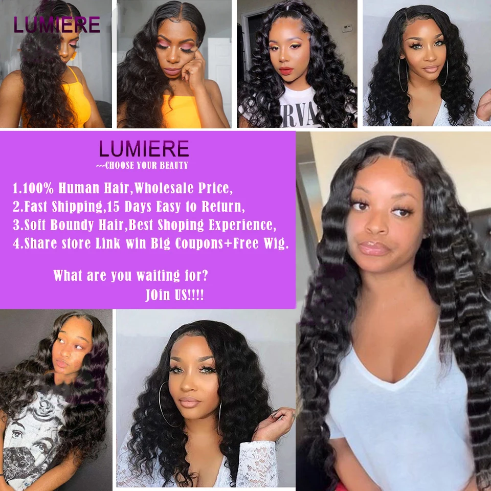 13x4 13x6 Lace Frontal only 4X4 5x5 6x6 Loose Deep Wave Lace Frontal Closure only Brazilian 100% Virgin Human Hair Pre Plucked 6