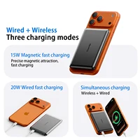 Metal Magnetic Wireless Power Bank 20W USB-C Fast Charging Protable External Battery for iPhone 17 16 15 14 13 12 Smartphone - Image 3