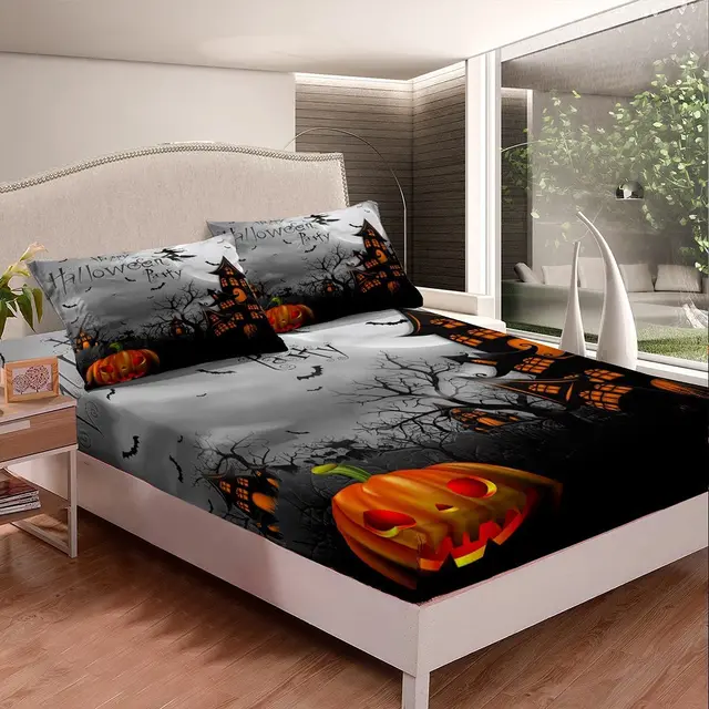 Halloween Bed Sheets Queen atelieryuwa.ciao.jp