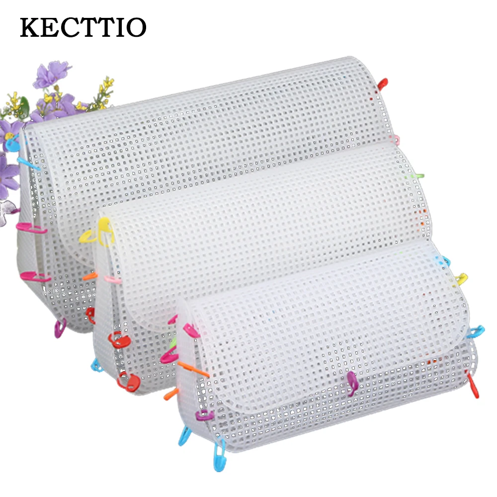 Auxiliary Knitting & Weaving Plastic Mesh Sheet Chenille Gold Velvet Diy Bag Accessories Easy Knit Helper,craft supplies,chenille craft supplies