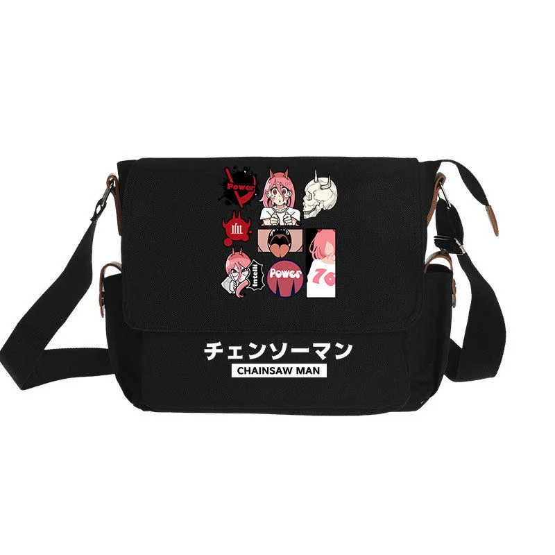 

Anime Chainsaw Man Cartoon Shoulder Bags Satchel Bag Denji Men Women Causal Adjustable Strap Messengerbag Crossbody Haversack