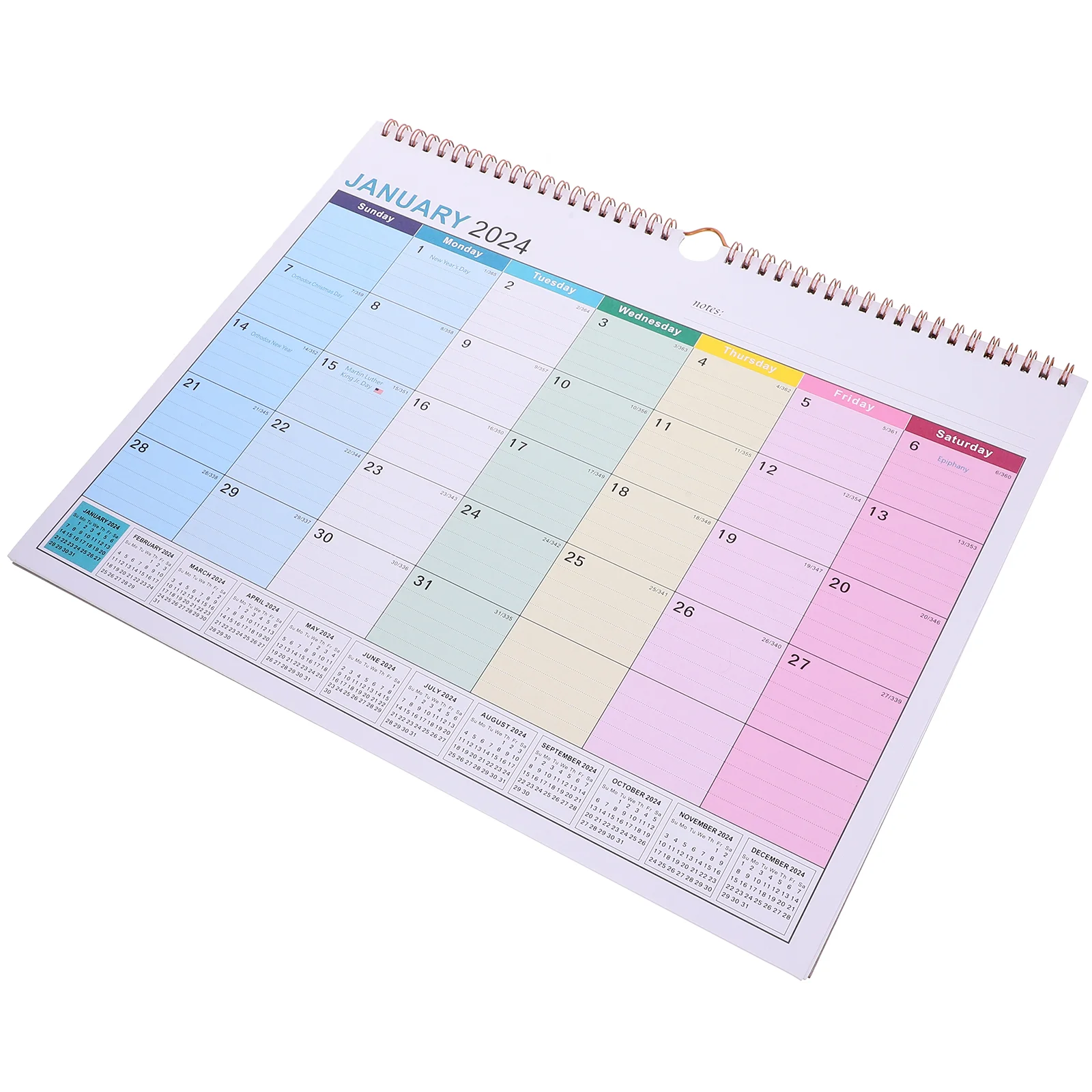 

Настенный календарь на английском языке, ежемесячный подвесной календарь, большой стол для дома, ежемесячный офис, расписание, бумага, планирование года, заметка