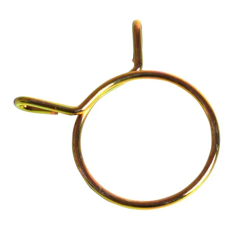 Hose Clamps 10/20/50pcs petrol hose spring clamps 5~14mm Zinc Plated Pipe Clips Fuel Line Petrol Pipe Fuel Hose Clamp Motorcycle Boats