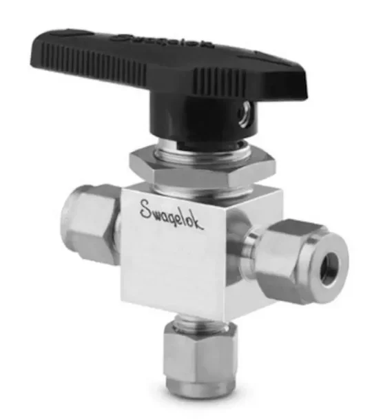 

SS-41GXHLS2 Stainless Steel Sleeve 1-piece 40 Series 3-way Ball Valve 0.15Cv1/8in