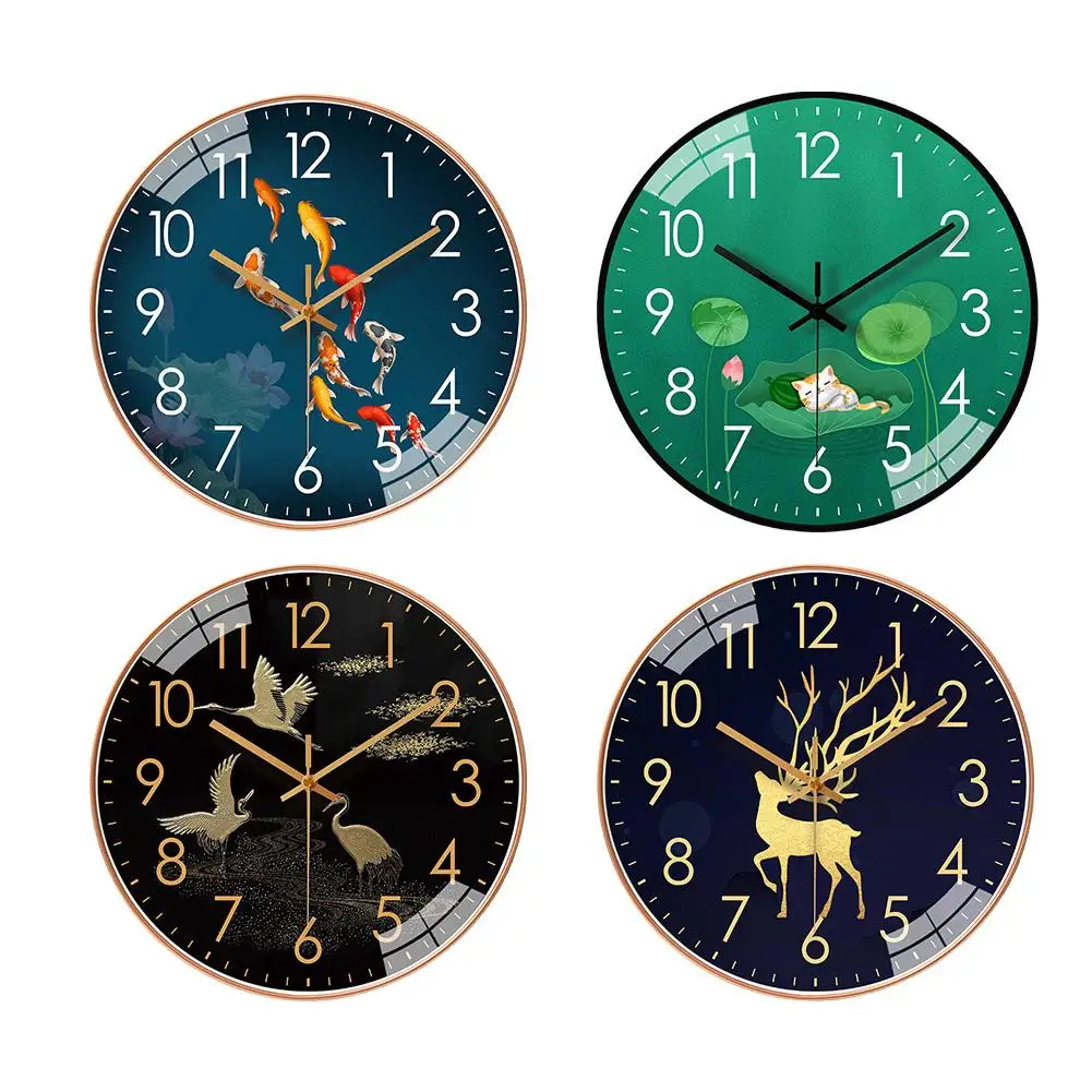 3D Acrylic Mirror Sticker Wall Clock for Home Decor