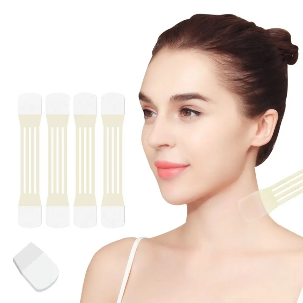 20PCS Lifting Neck Less Tape Strips Invisible Tighter and Smoother Neck Tape Long-Lasting Female Skin Care