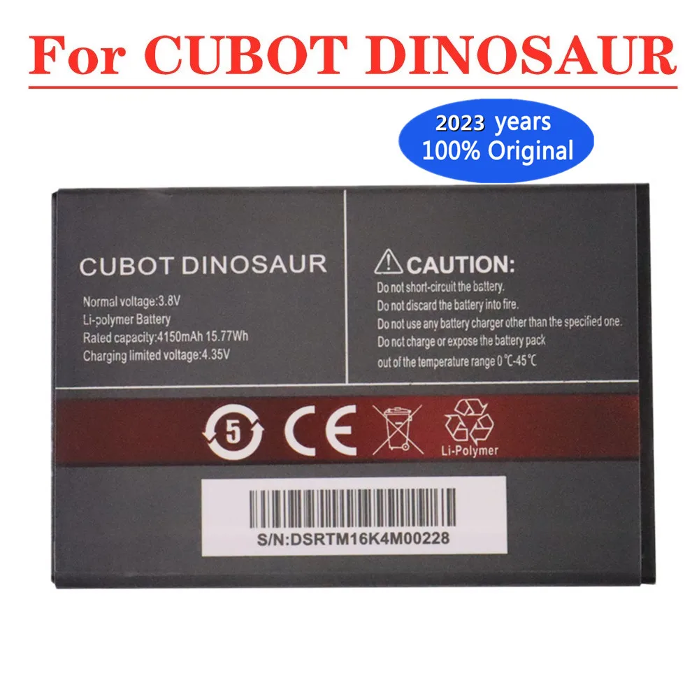 

2023 New Original CUBOT Battery 4150mAh For CUBOT Dinosaur Replacement Backup Battery + Tracking Number