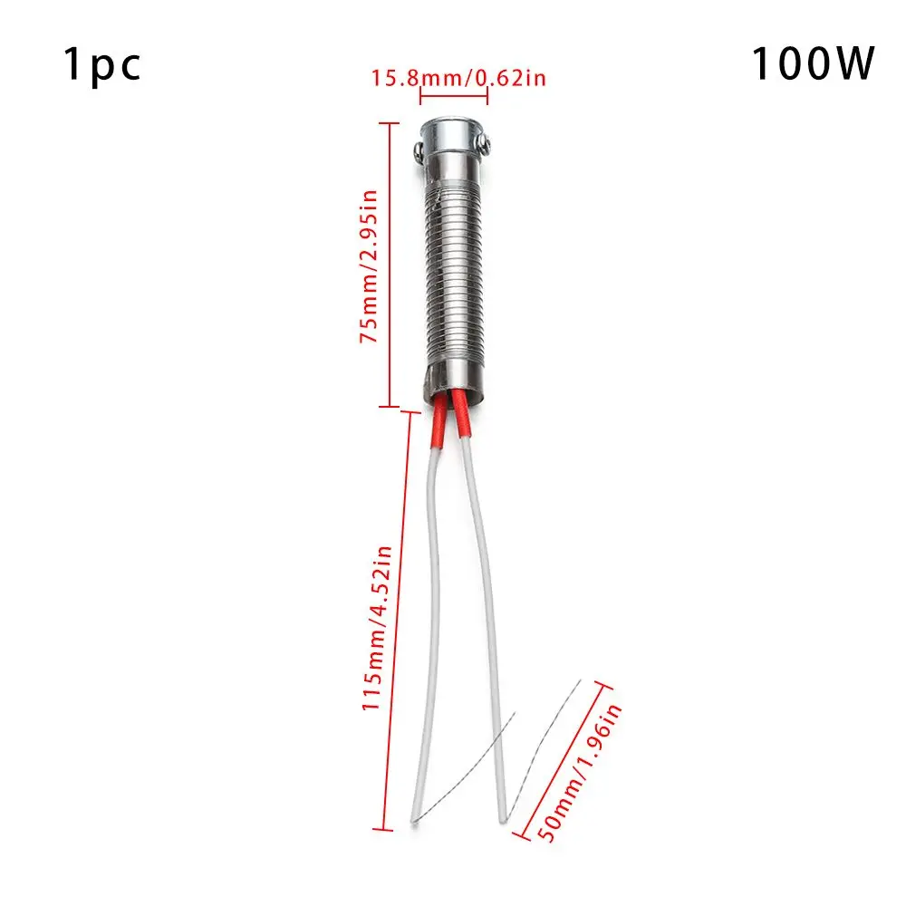 arc welders 1PC  220V 30/40/60/80/100/200W Soldering Iron Core Heating Element Replacement Welding Tool Metalworking Accessory Spare Part hot air station Welding Equipment