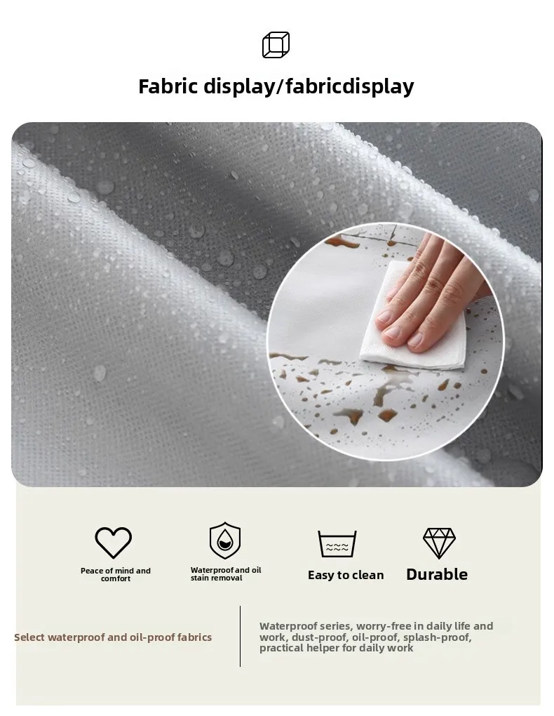 Description Picture 4 of itemCustomizable waterproof and oil-resistant apron work clothes for kitchens, catering slaughterhouses, home painting, floral arts