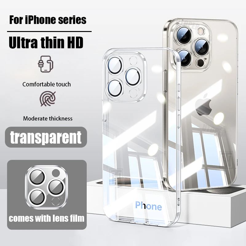 Sleek Transparent Soft TPU Phone Case - Official Edition