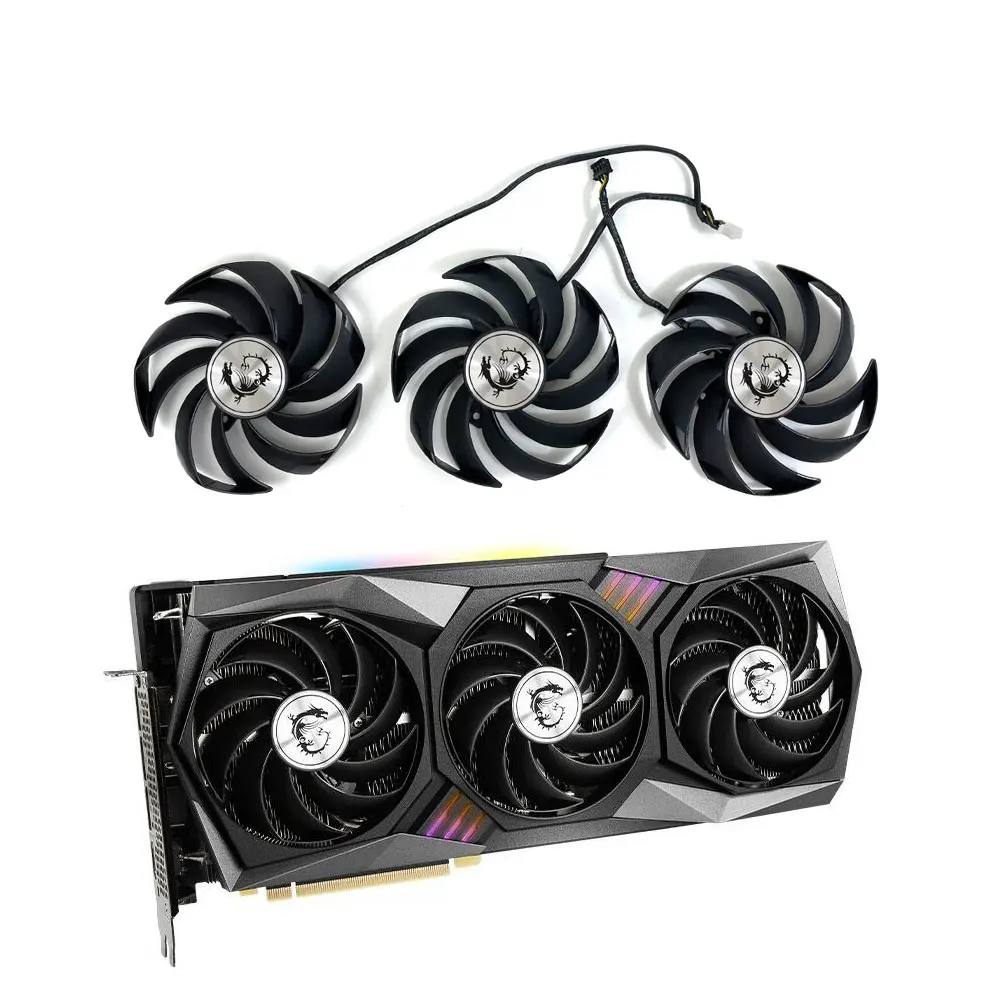 Ventola Di Raffreddamento Della Scheda Video Muslimgpu Originale Per Scheda Grafica Msi Geforce Rtx 3060 3070 3080 3060Ti 3070Ti Gaming X Trio
