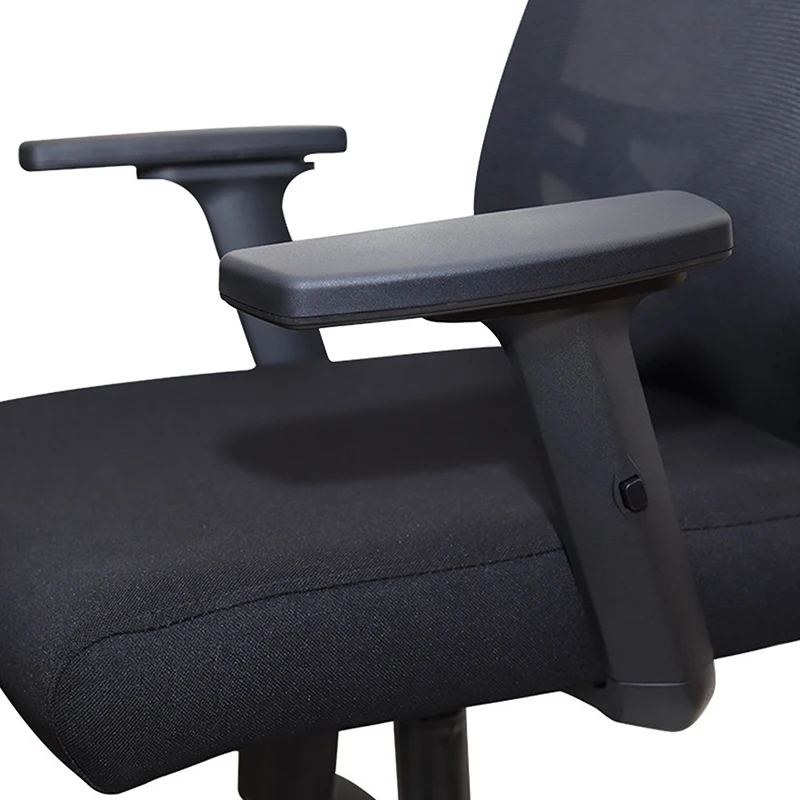 Office Chair Armrest Pads Replacement - Soft PU Leather Arm Rest Covers (2 Pack, Black)