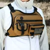 Running Vest Bag Adjustable Strap Fashion Sport Backpack Large Capacity Streetwear Chest Bag for Running Travel 1