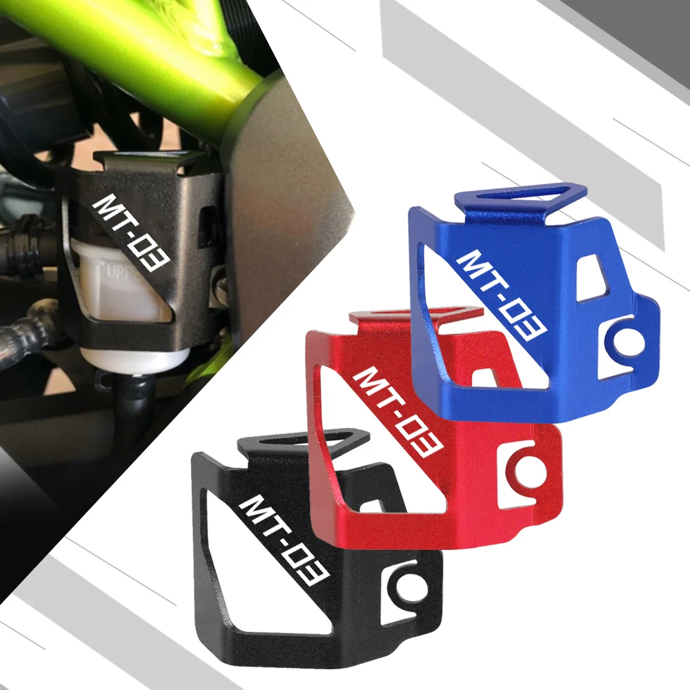 

Motorcycle Aluminum MT-25 2015 2016 2017 2018 2019-2021 Rear Brake Fluid Reservoir Guard Accessories For YAMAHA MT03 MT 03 MT25