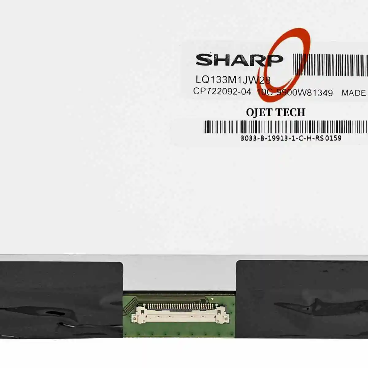 Painel Matriz Lcd para Laptop Display Led Sharp Lq133m1jw28 Cp72209204 72 Ntsc Full-hd 1920x1080 30pins 133 em Ips - Imagem 2