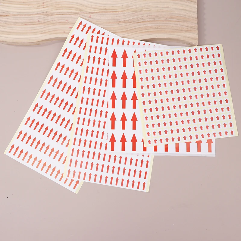 10 Pack Red Arrow Directional Stickers Labels