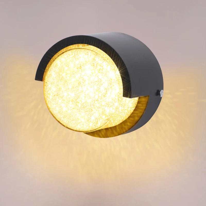 Description Picture 5 of itemModern Crystal LED Wall Light Outdoor Waterproof Decor Lights garden balcony terrace villa entrance door wall lamp