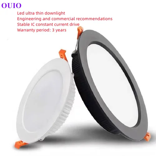 매립형 초박형 LED 통 110V-240V 조광 가능한 천장 램프 따뜻한 중립 흰색 슈퍼마켓 5W7W9W12W15W18W 24W30W 조명 4