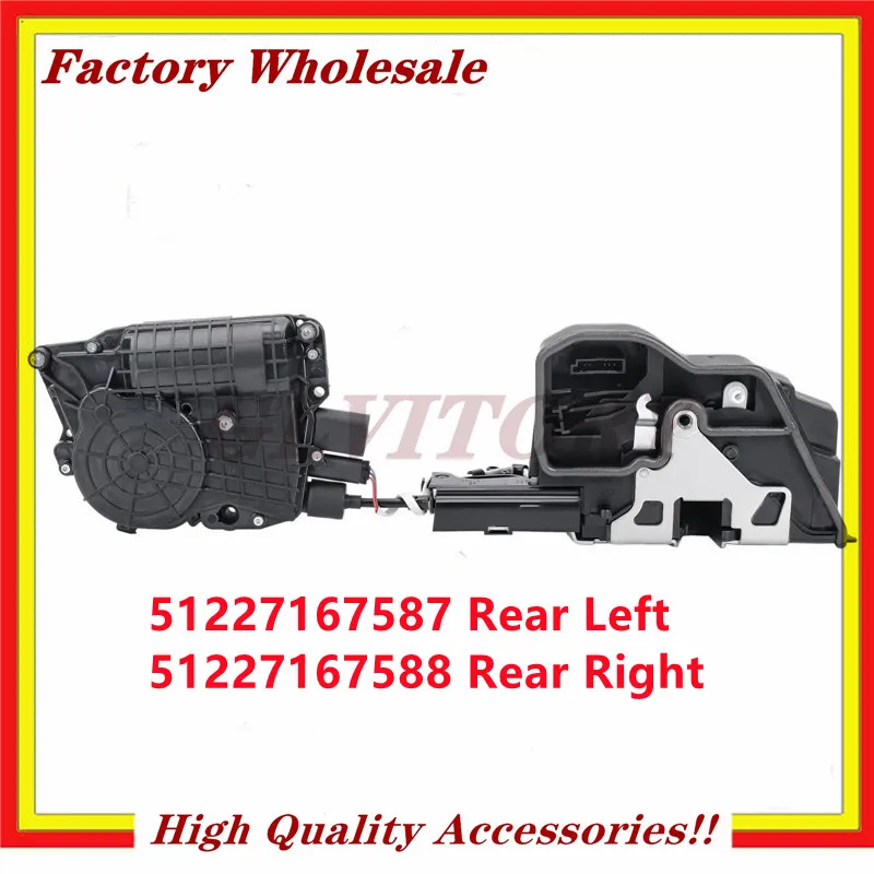 51227167587 51227167588 2 PCS Rear Left+Right Soft Close Door Lock Mechanism Actuator For BMW X5 E70 X6 E71 E72