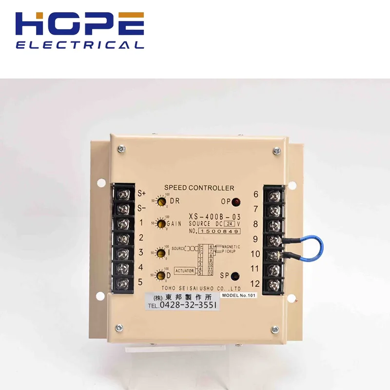 

XS-400B-03 Speed Control Board Speed Controller Electronic Governor For Generator Set