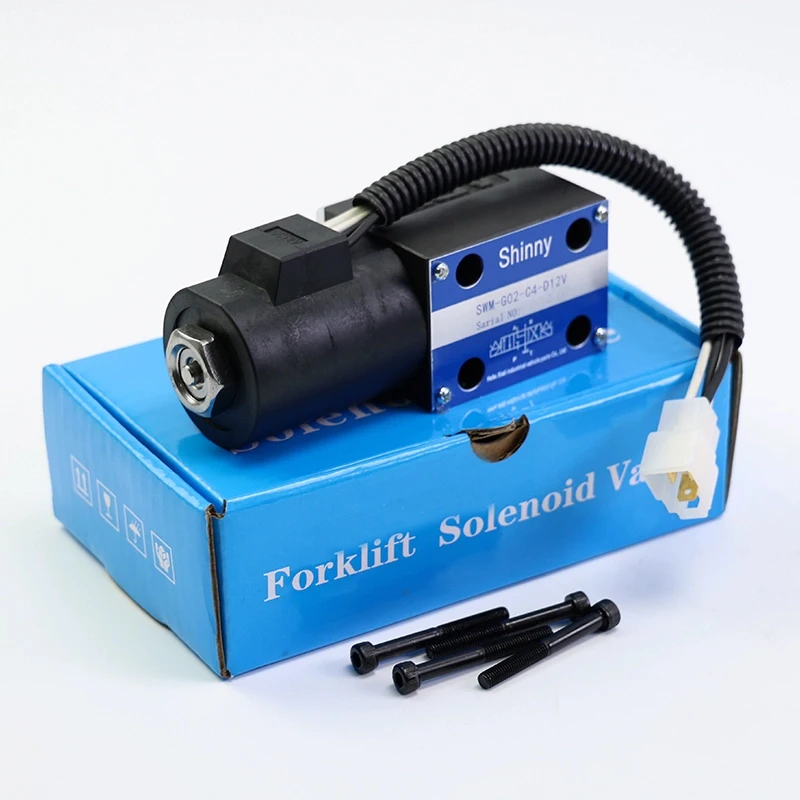 Forklift Directional Solenoid Valve SWM-G02-C4-D 12V Hydraulic Control Valve In Stock