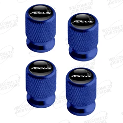 Aluminum Car Decor Wheel Tire Valve Caps - 4pcs Set (J)