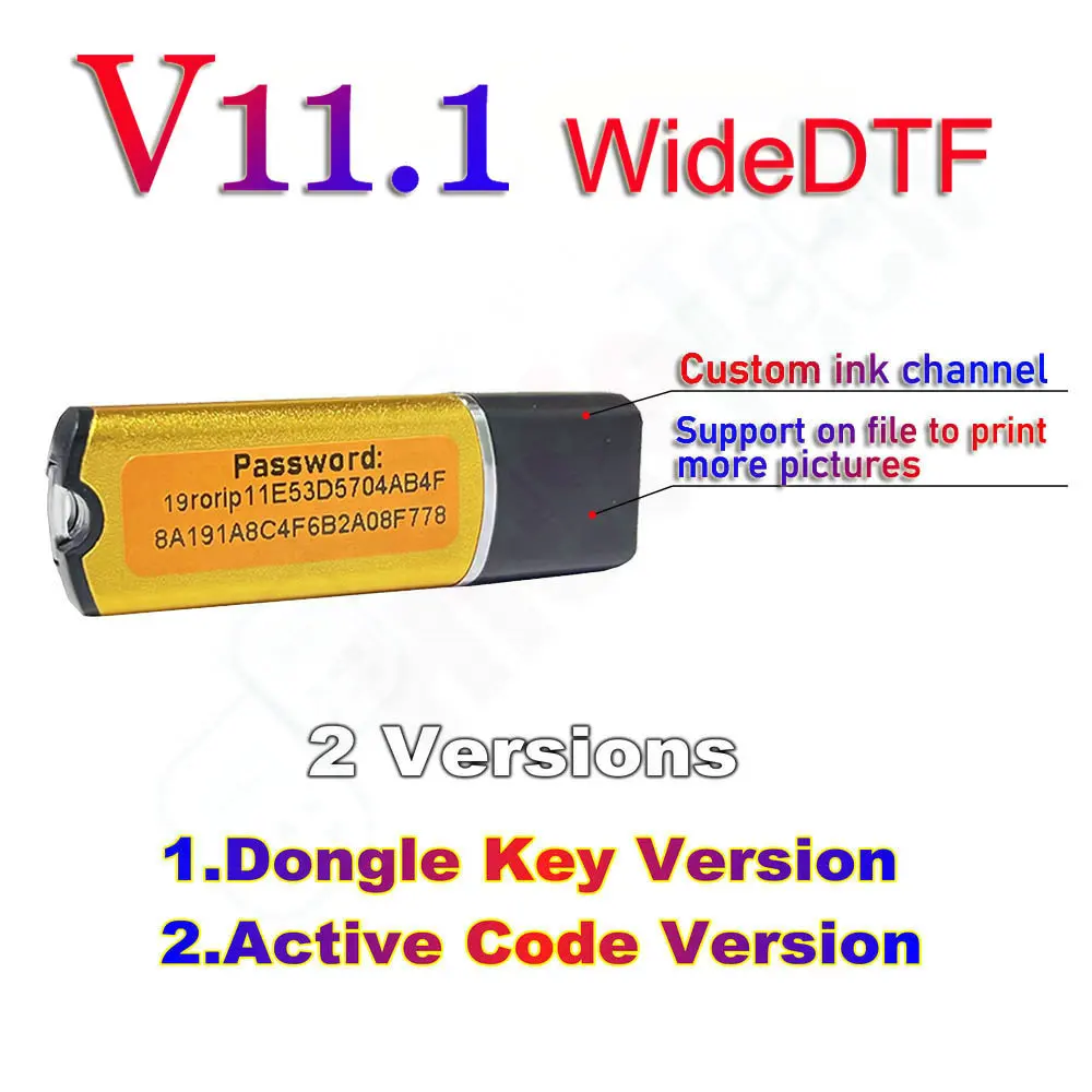 Wide Format Printer Dtf Uv Rip Software Program Ver 11 Dongle Key Epson 4900 1390 L800 9900 3800 4800 7800 P800 7900 P5000 P6000 - 4
