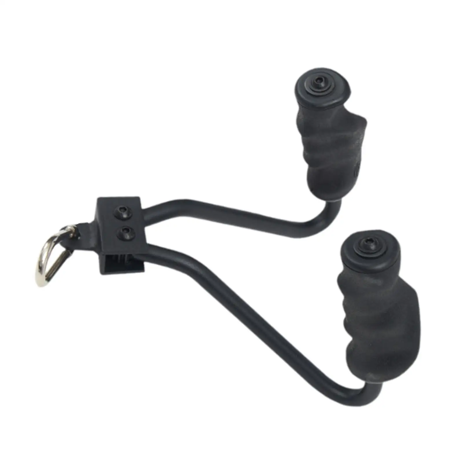 Double Row Handle Cable Attachment Fitness Equipment V Bar Grip for Women Men Home Gym Tricep Muscle Building Bicep Curl