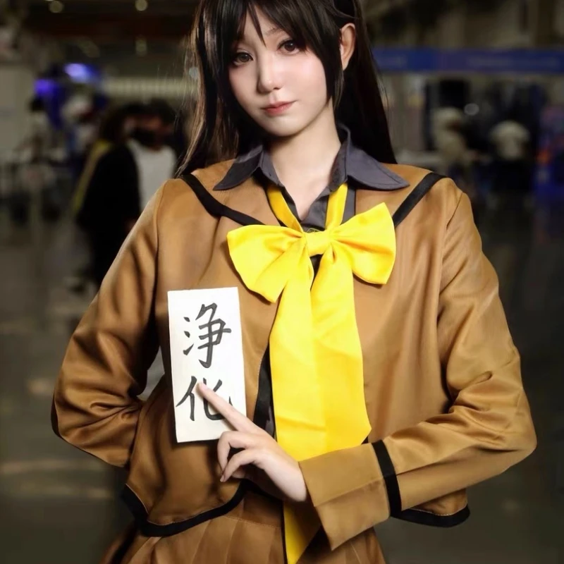 

Популярный новый костюм для косплея парик женский аниме мультфильм двухмерный милый комикс шоу кампус сцена Хэллоуин Косплей Костюм