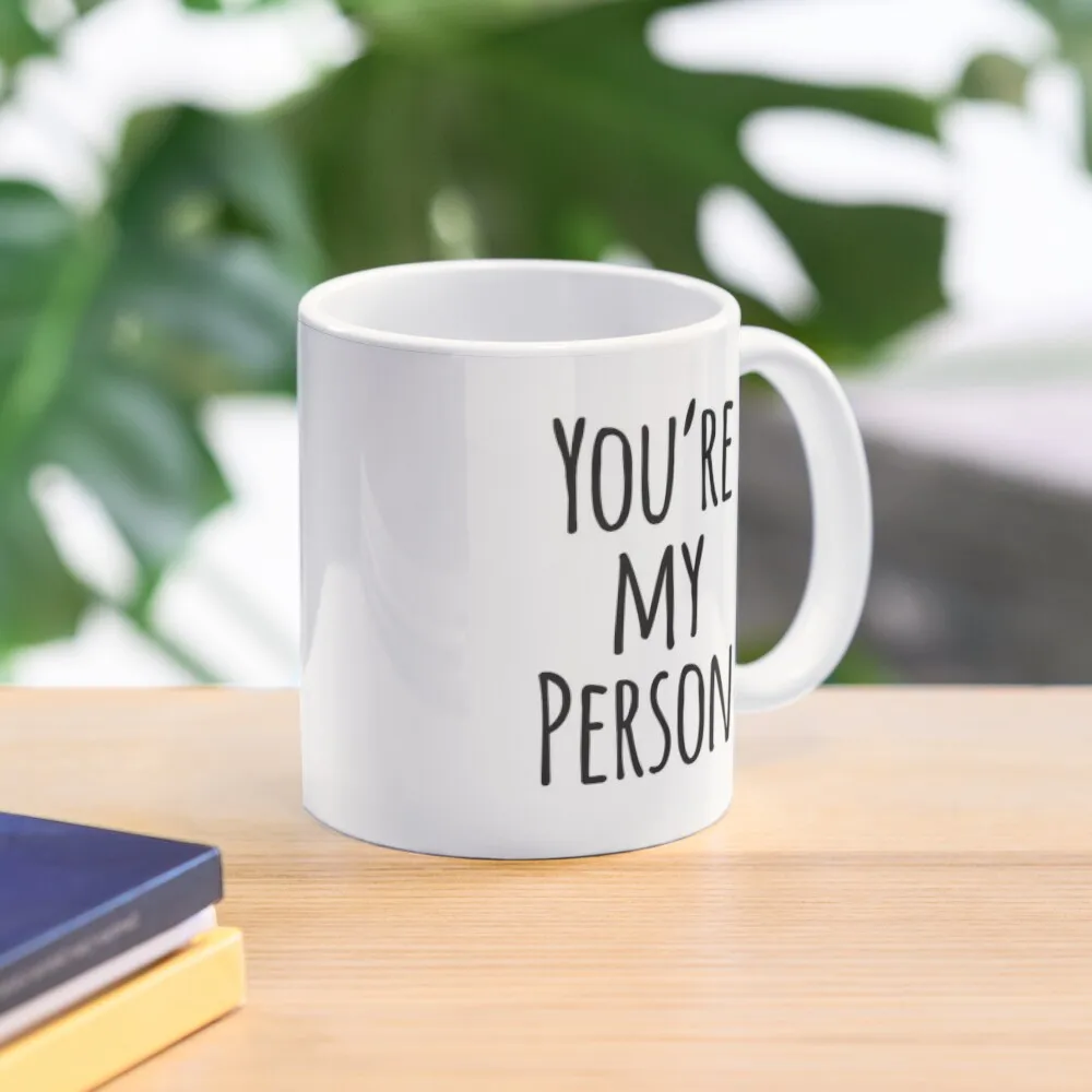 

You're My Person Friend Quote Coffee Mug Anime Cup Cups And Mugs Coffee Cup Set Anime Mug