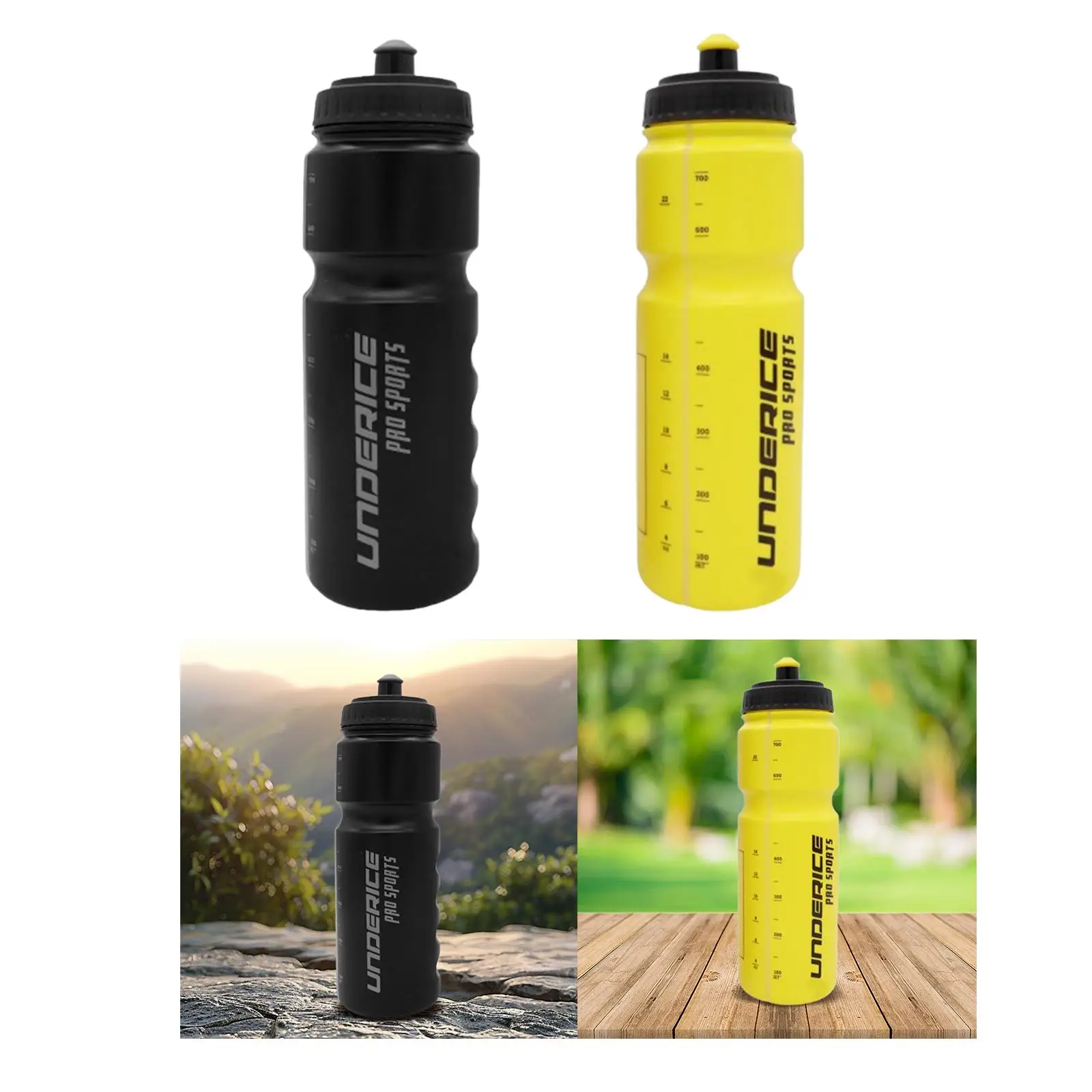 Sports Water Bottle Squeeze Bottle for Women Men Sport 750 ml Fitness for Baseball Workout Soccer Hockey Boxing