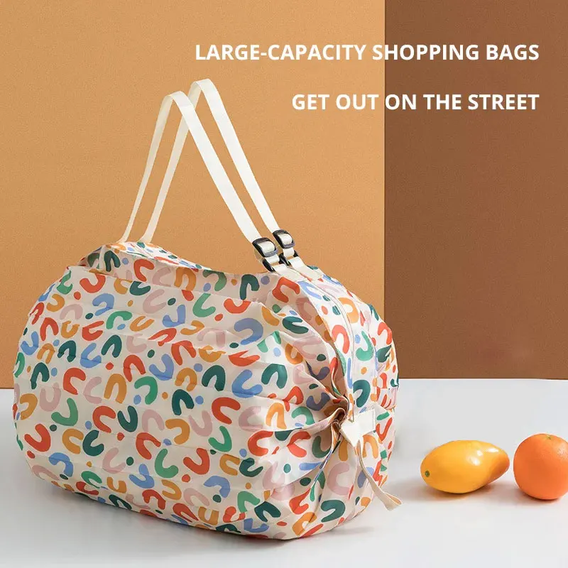 Foldable Shopping Bag Eco-friendly Waterproof Large Capacity