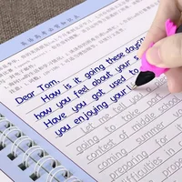 English Reusable Magic Book Copybook for Calligraphy Learning Alphabet Word Short Sentence Composition Handwriting Practice Book 1