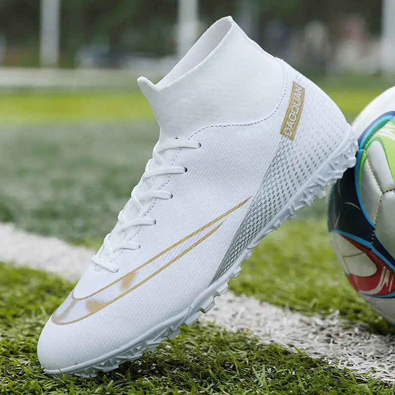 

High Quality Football Boots Same As C.Ronaldo Soccer Shoes Assassin Chuteira Campo TF/AG Football Sneaker Futsal Training Shoes